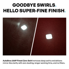 200P Finest Zero Swirl Finishing Polish | Auto Bros – Ultimate Paint Clarity Polish