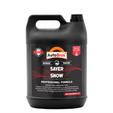 A bottle of Auto Bros Saver Snow foaming shampoo for vehicle cleaning.