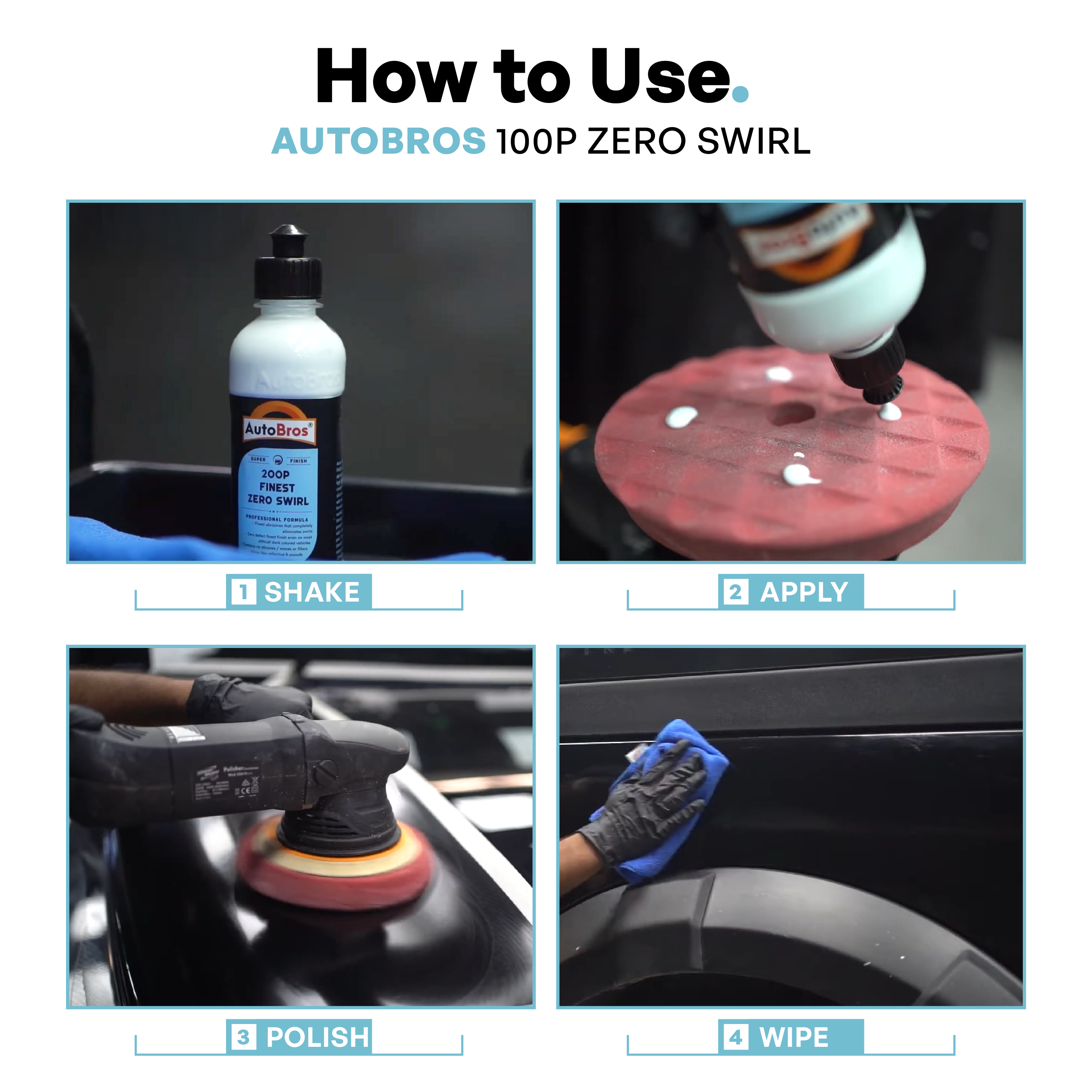 200P Finest Zero Swirl Finishing Polish | Auto Bros – Ultimate Paint Clarity Polish