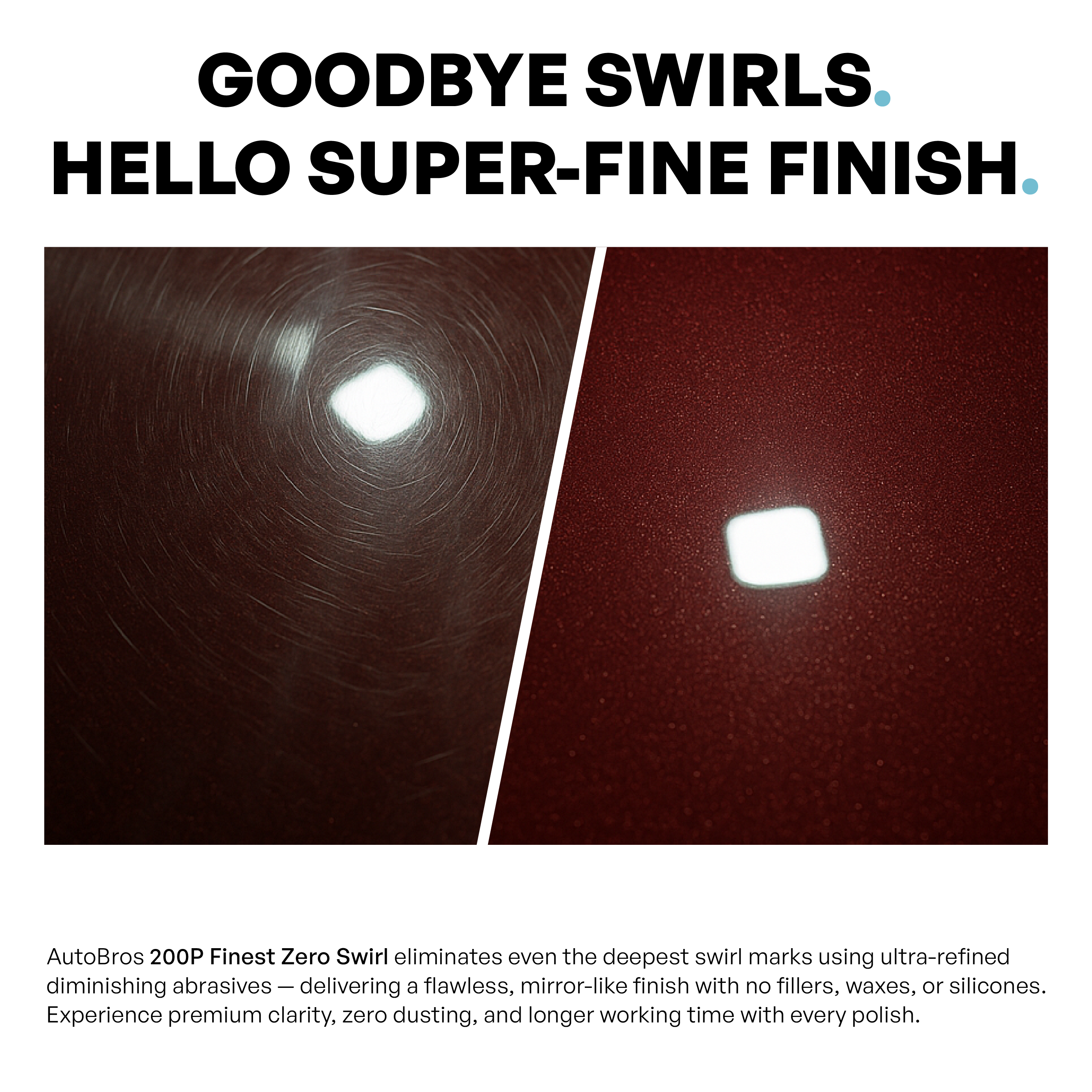 200P Finest Zero Swirl Finishing Polish | Auto Bros – Ultimate Paint Clarity Polish