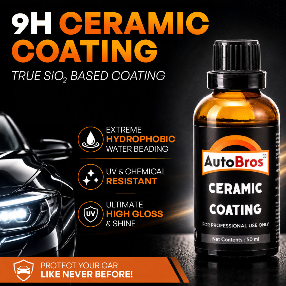 9H Ceramic Coating | Auto Bros – SiO2 Super Hydrophobic Paint Protection