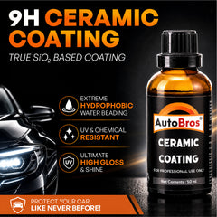 9H Ceramic Coating | Auto Bros – SiO2 Super Hydrophobic Paint Protection