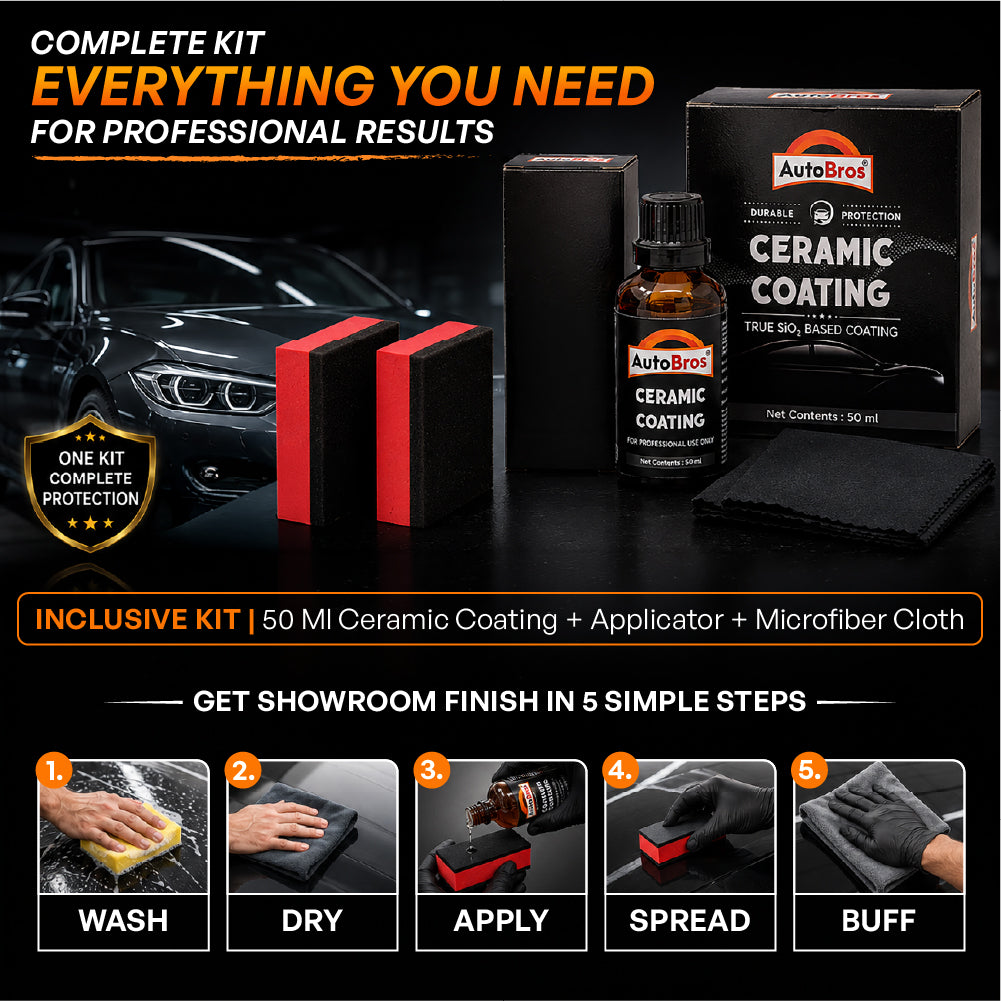 9H Ceramic Coating | Auto Bros – SiO2 Super Hydrophobic Paint Protection