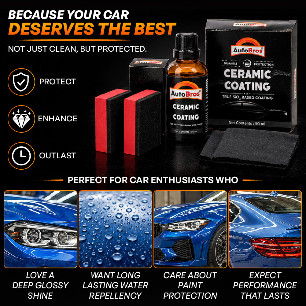 9H Ceramic Coating | Auto Bros – SiO2 Super Hydrophobic Paint Protection