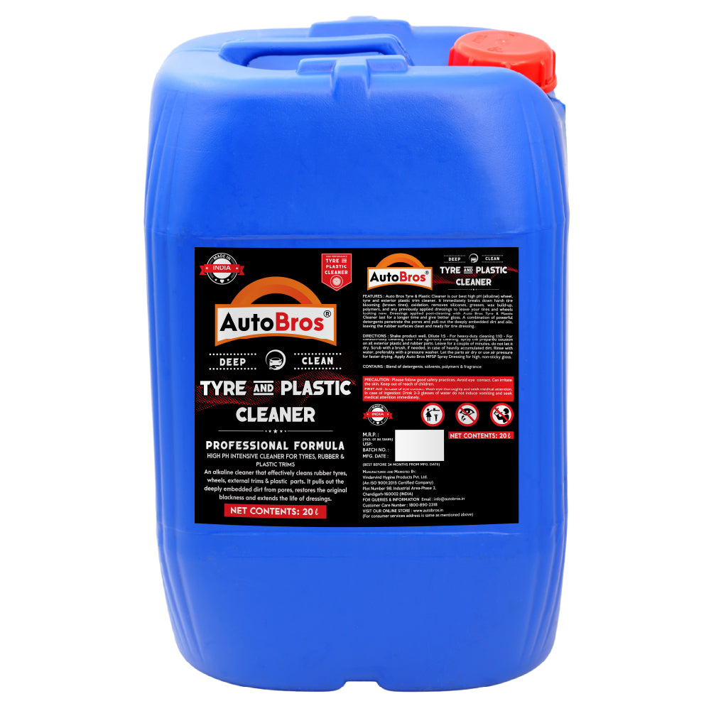 Alkaline Tyre & Plastic Trim Cleaner | Auto Bros – Heavy Duty Wheel & Trim Cleaner