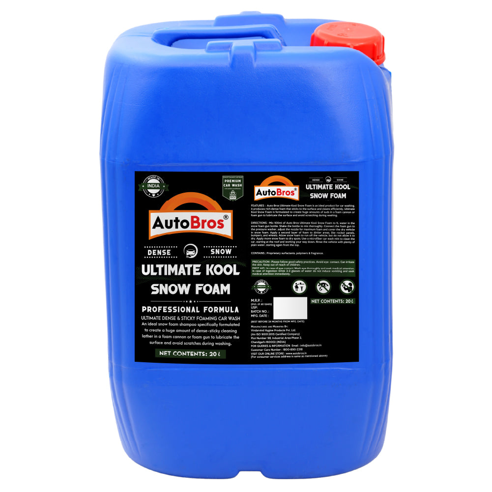 Ultimate Kool Snow Foam | Auto Bros – Dense Sticky Foam Car Wash