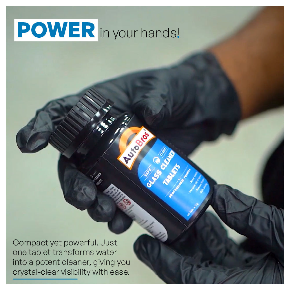 Glass Cleaner Tablets | Auto Bros – Concentrated Screen Wash Tablets