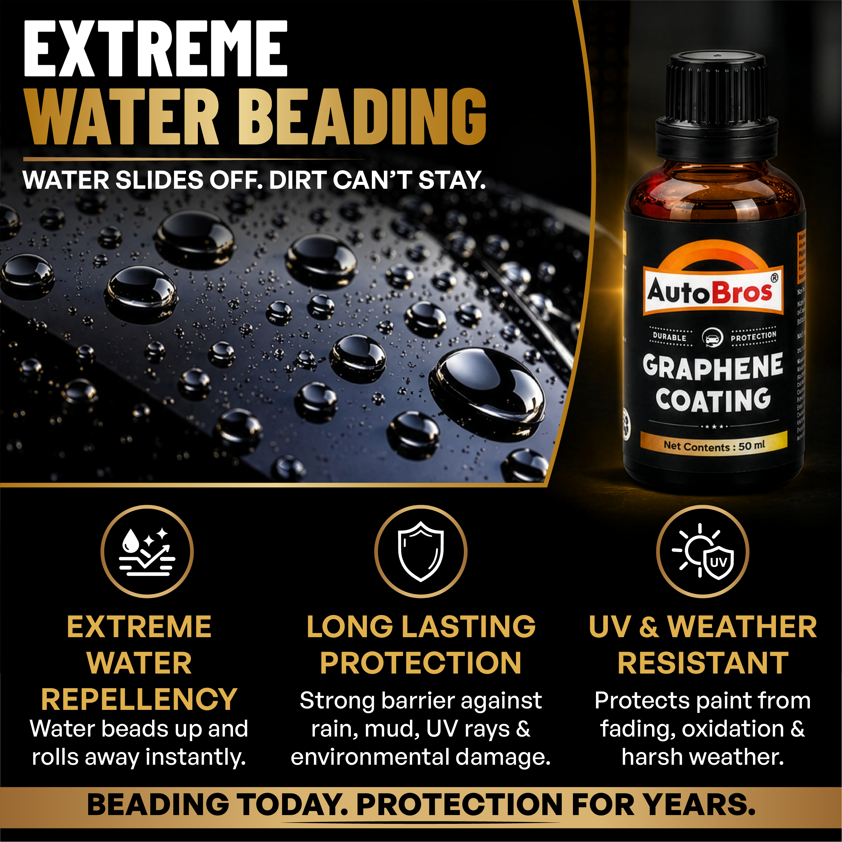 Graphene Coating 50ml | Auto Bros – Professional Graphene Paint Protection