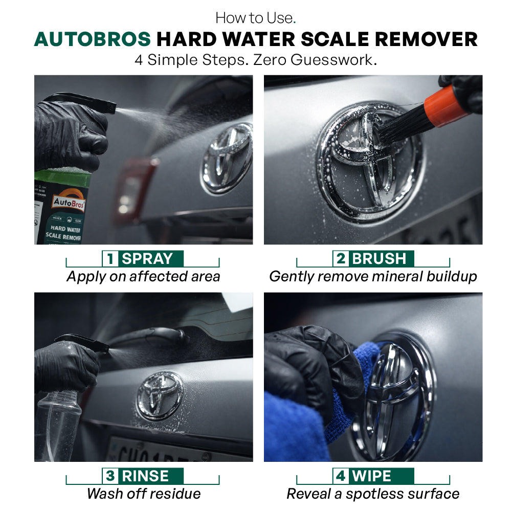 Hard Water Scale Remover | Auto Bros – Car Glass & Body Water Spot Remover