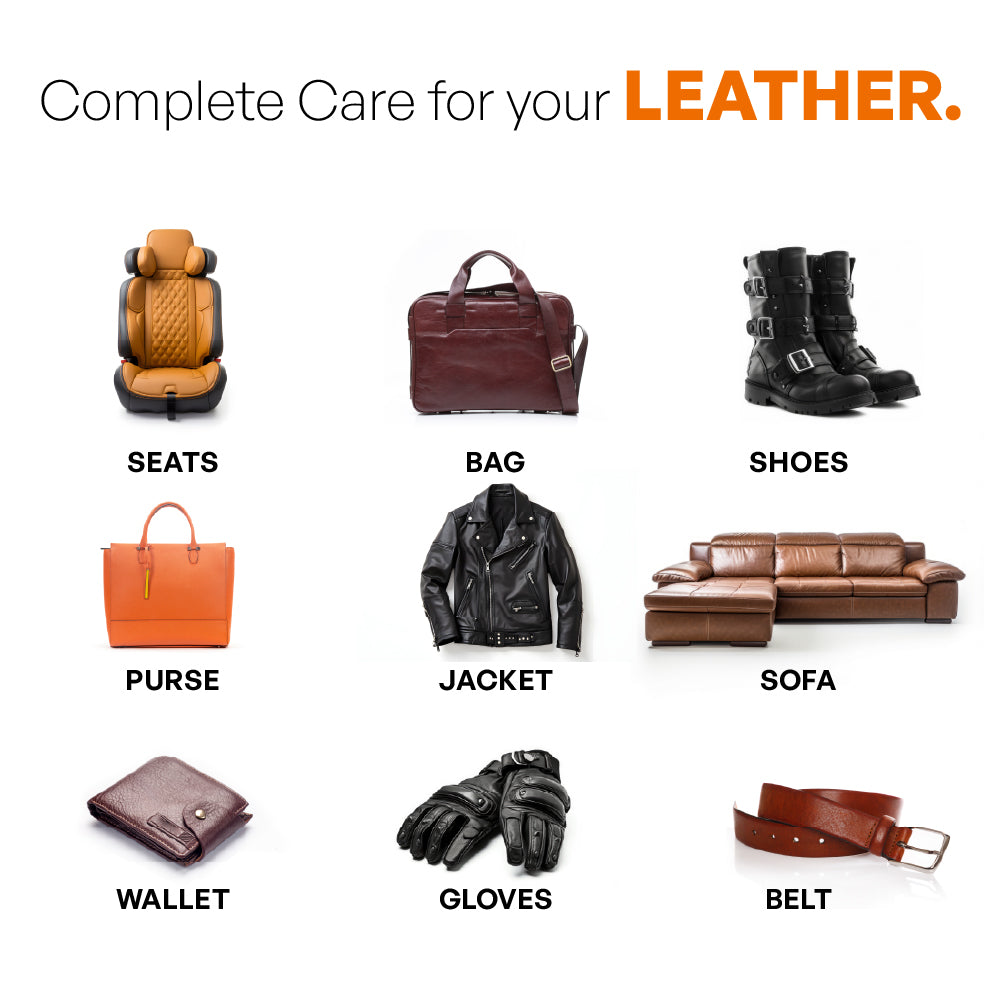 Leather Care Combo Kit | Auto Bros – Cleaner & Conditioner Set