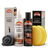 Leather Care Combo Kit | Auto Bros – Cleaner & Conditioner Set