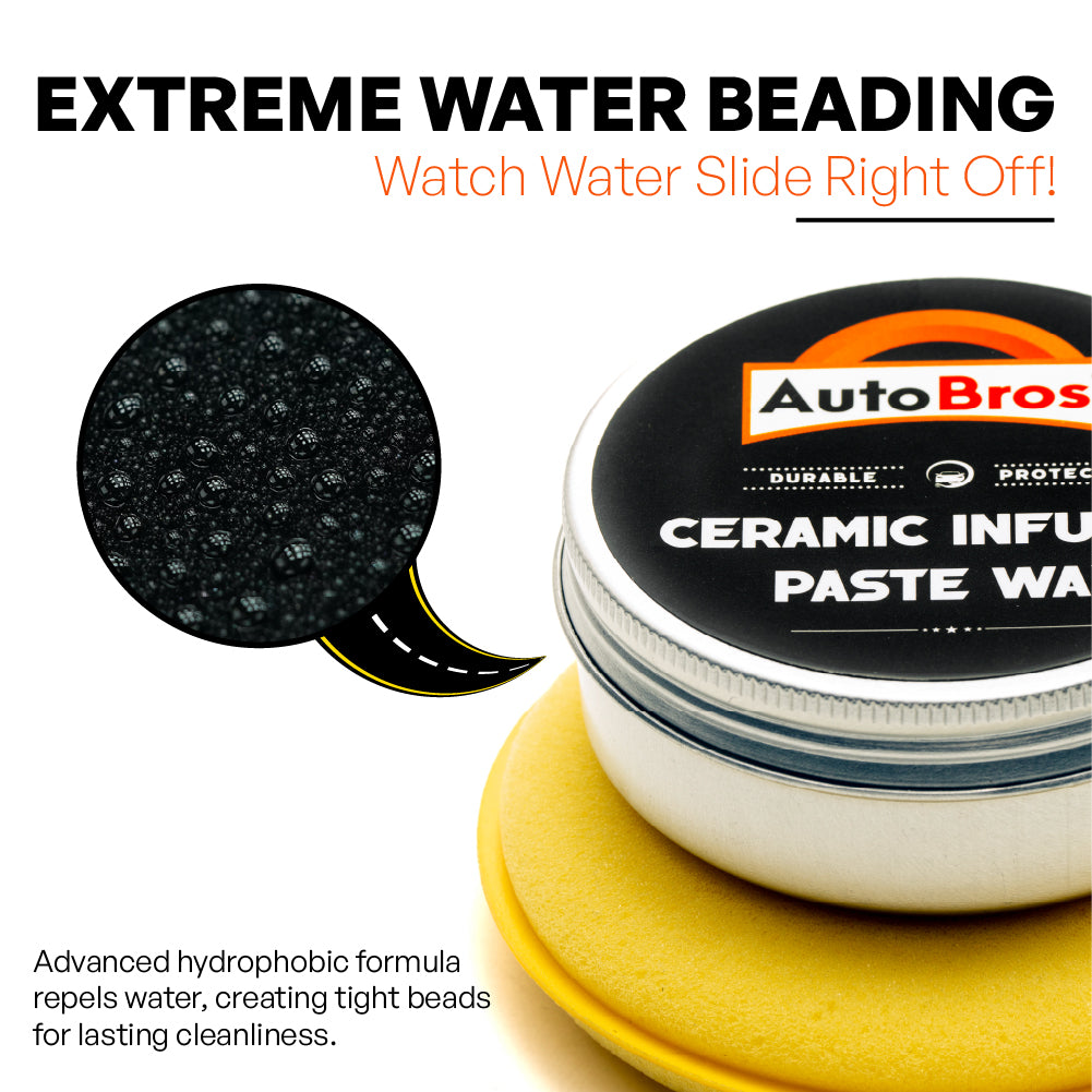Ceramic Infused Paste Wax | Auto Bros – SiO2 High Gloss Car Wax