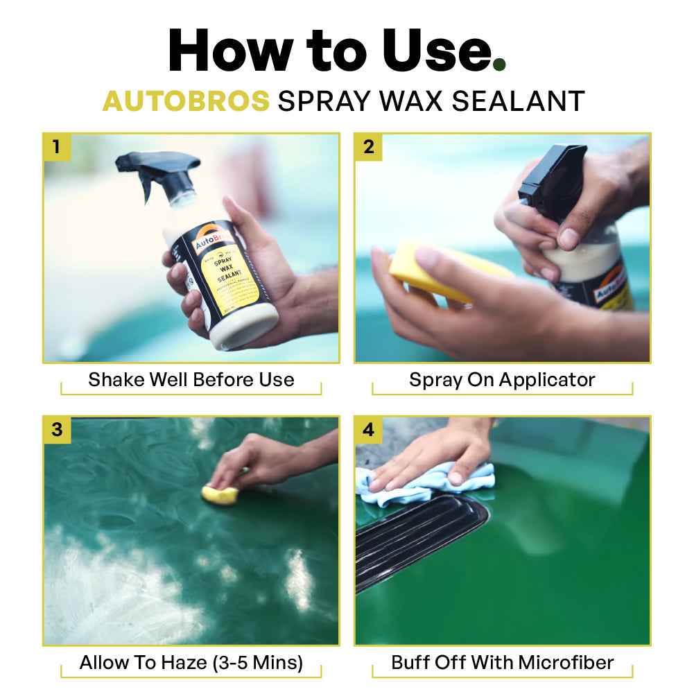 Spray Wax Sealant | Auto Bros – High Gloss Car Wax & Paint Sealant