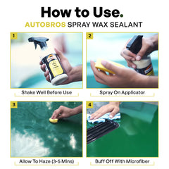 Spray Wax Sealant – Auto Bros | High Gloss Car Wax & Paint Sealant