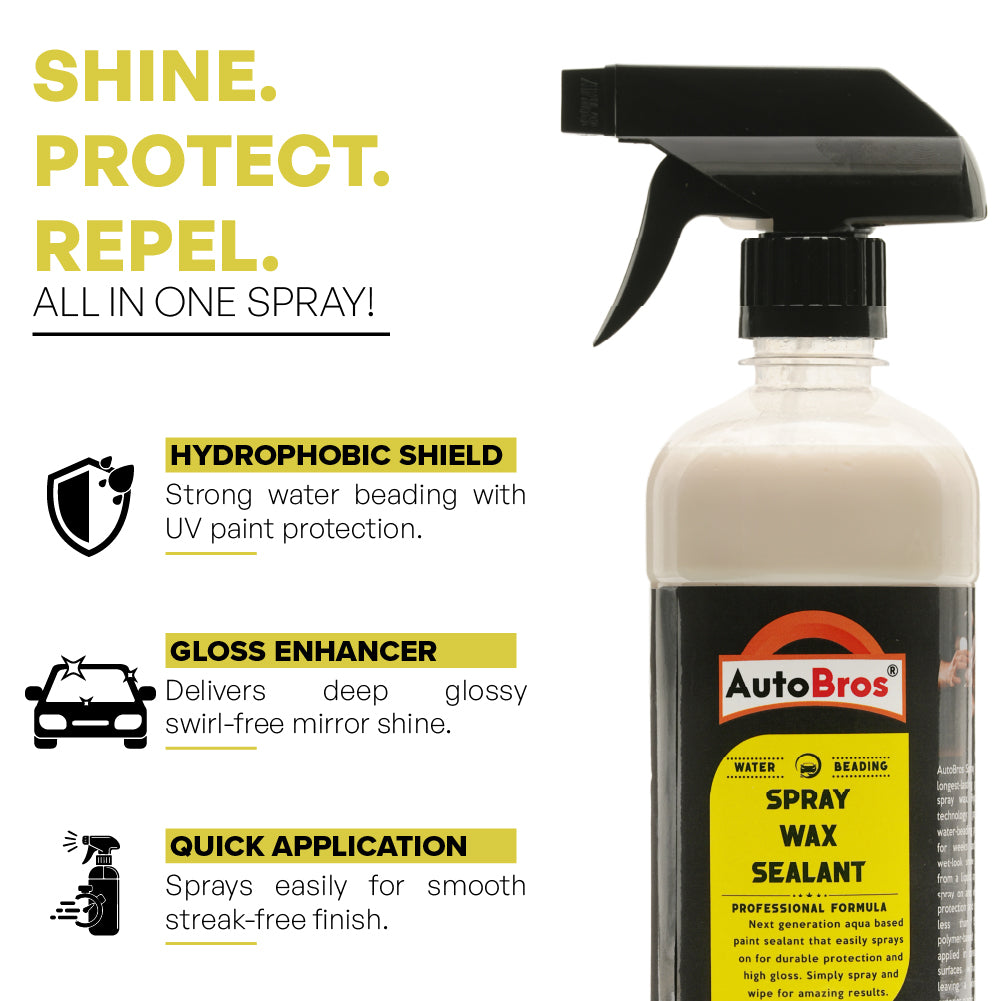 Spray Wax Sealant | Auto Bros – High Gloss Car Wax & Paint Sealant