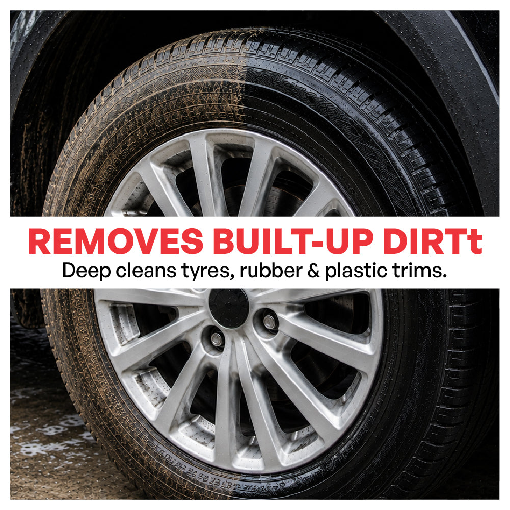 Alkaline Tyre & Plastic Trim Cleaner | Auto Bros – Heavy Duty Wheel & Trim Cleaner