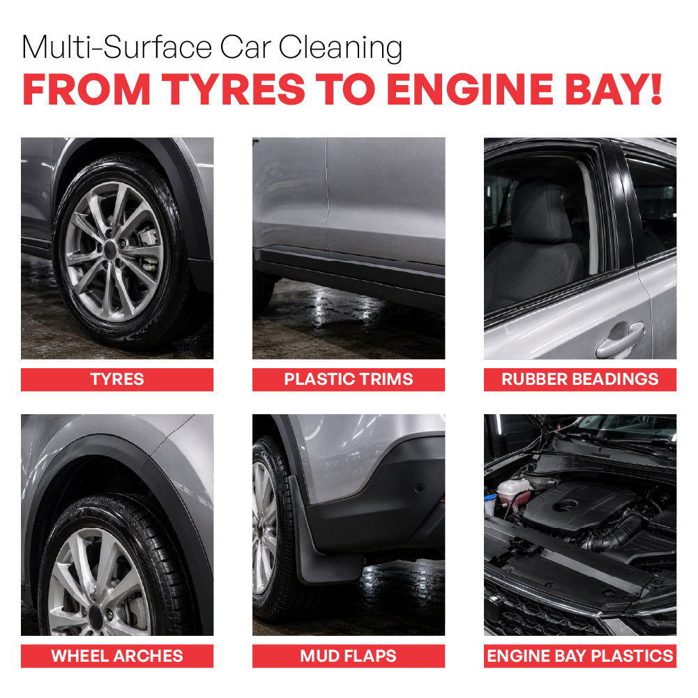 Alkaline Tyre & Plastic Trim Cleaner | Auto Bros – Heavy Duty Wheel & Trim Cleaner