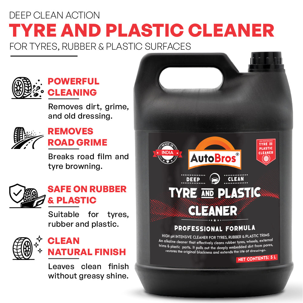 Alkaline Tyre & Plastic Trim Cleaner | Auto Bros – Heavy Duty Wheel & Trim Cleaner