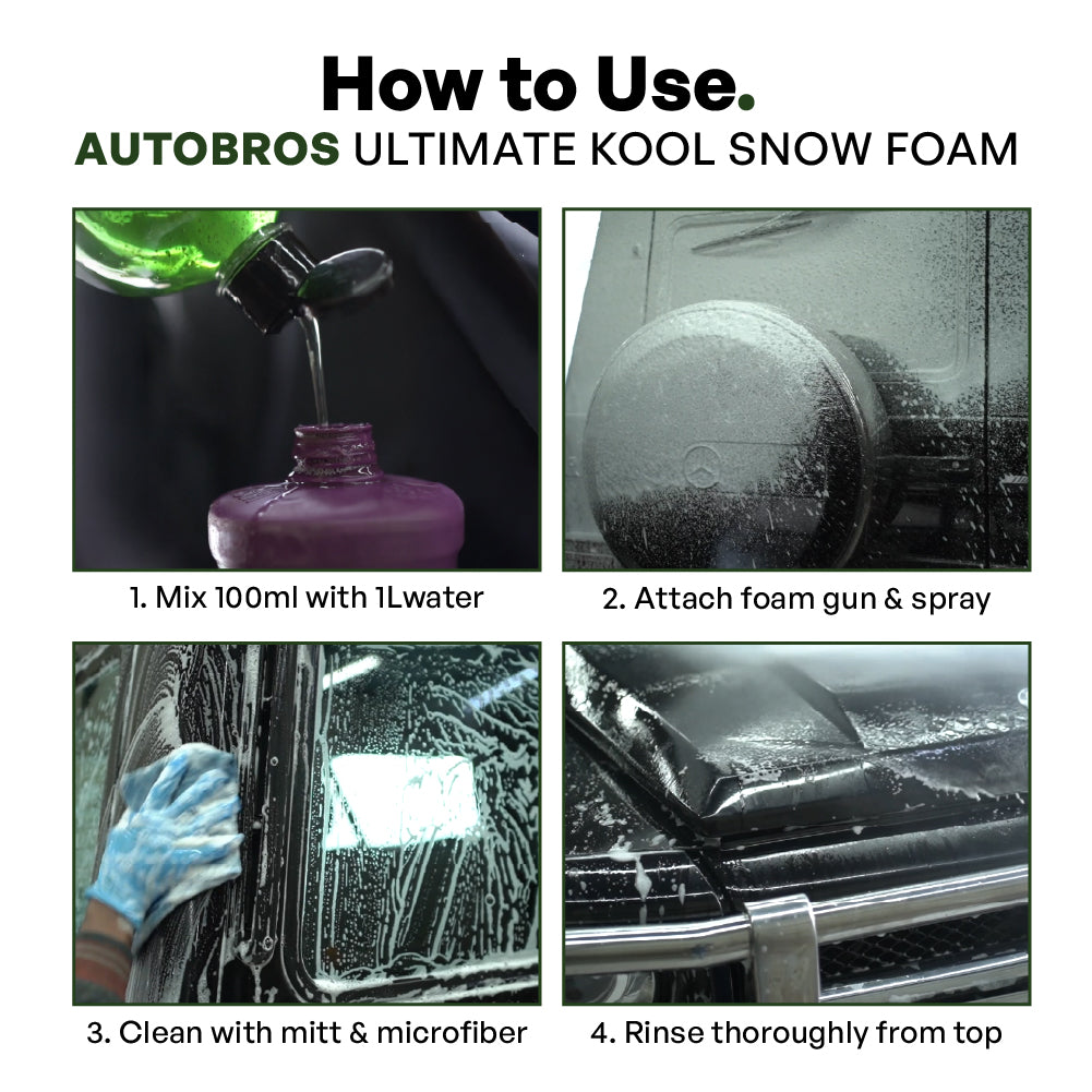 Ultimate Kool Snow Foam | Auto Bros – Dense Sticky Foam Car Wash